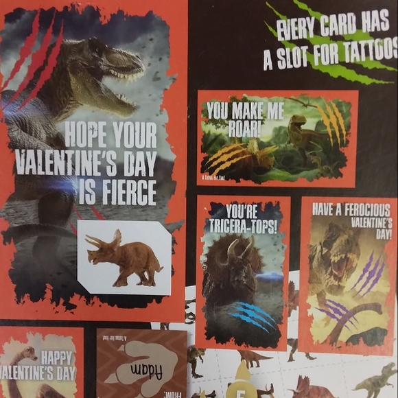 NIB | 20 🦖 Dino Tattoo Valentine's 🦕 - Picture 10 of 16